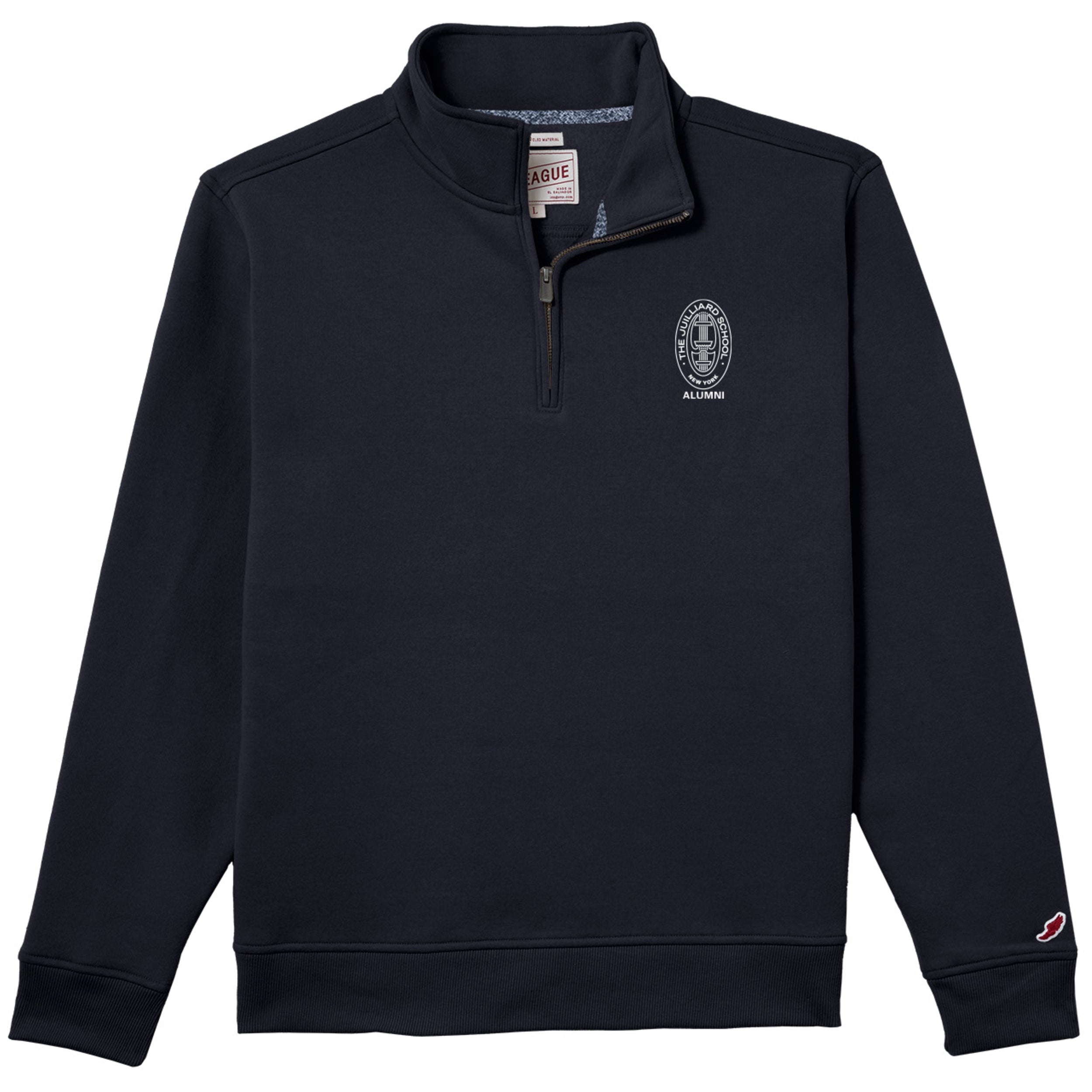 Clearance Sweatshirt: ALUMNI Navy Unisex Quarter Zip
