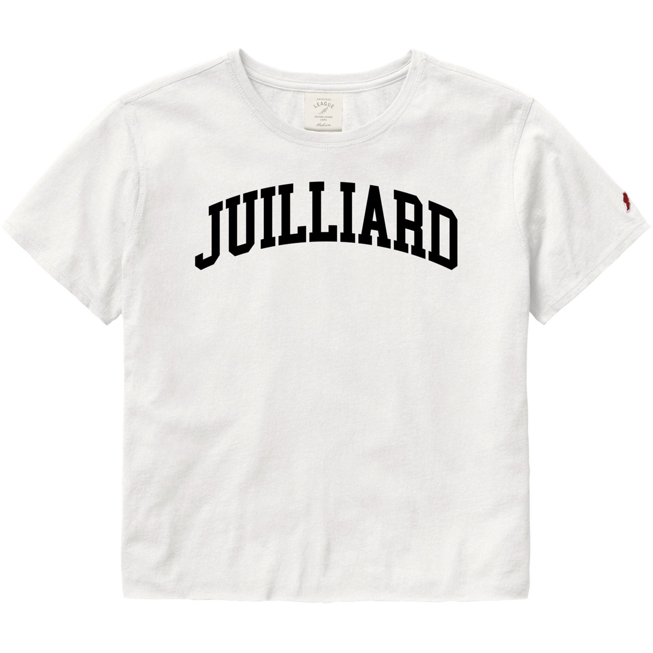 T-Shirt: Clothesline Crop top with Juilliard Collegiate