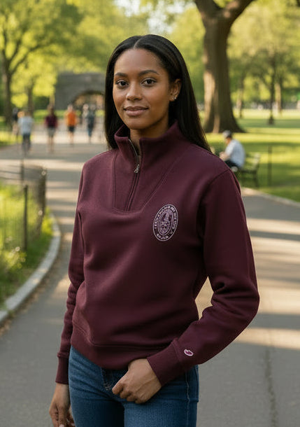 Clearance: Sweatshirt: 1991 Women's Quarter Zip Fleece
