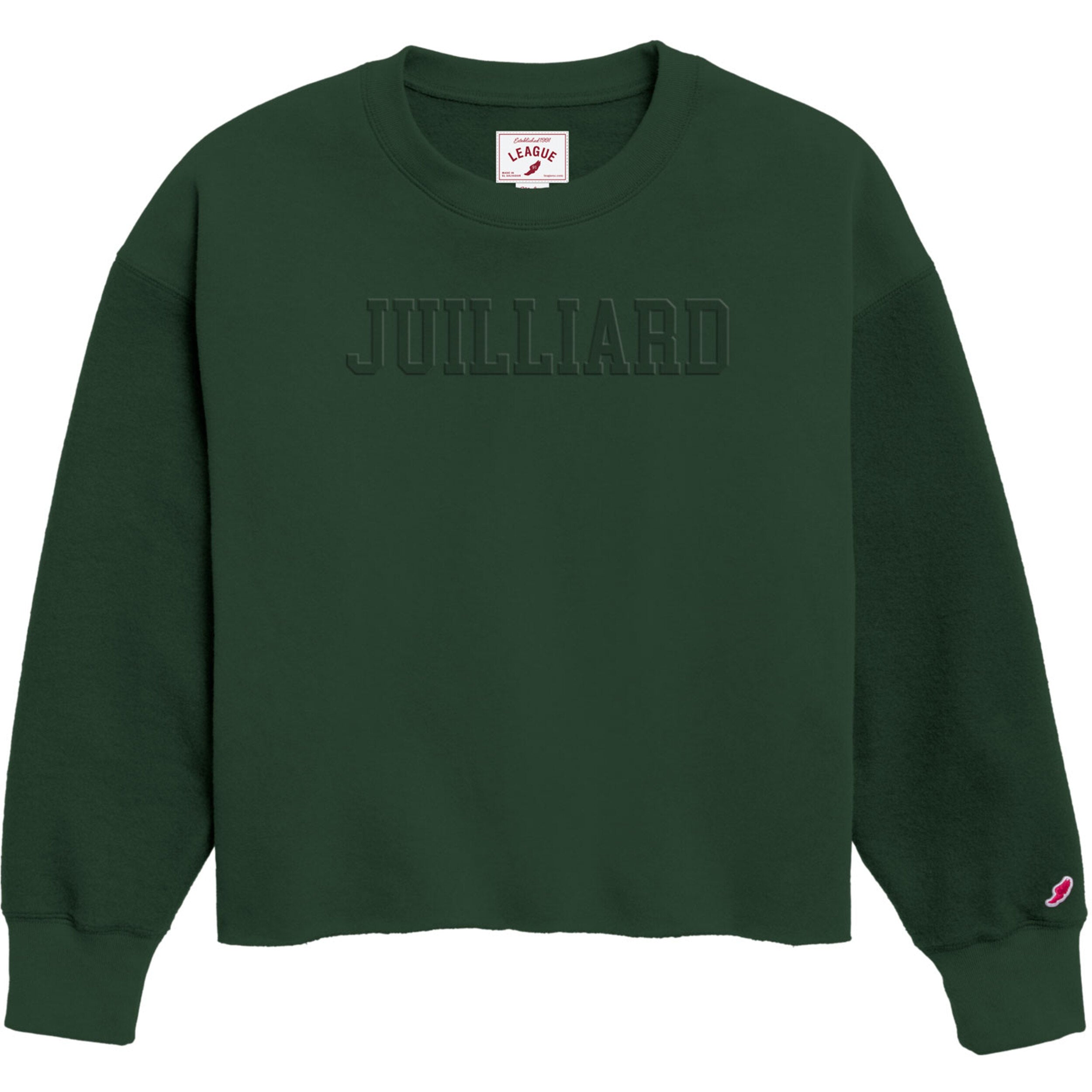 Sweatshirt: Juilliard Reverse Fleece Oversized Midi Embossed