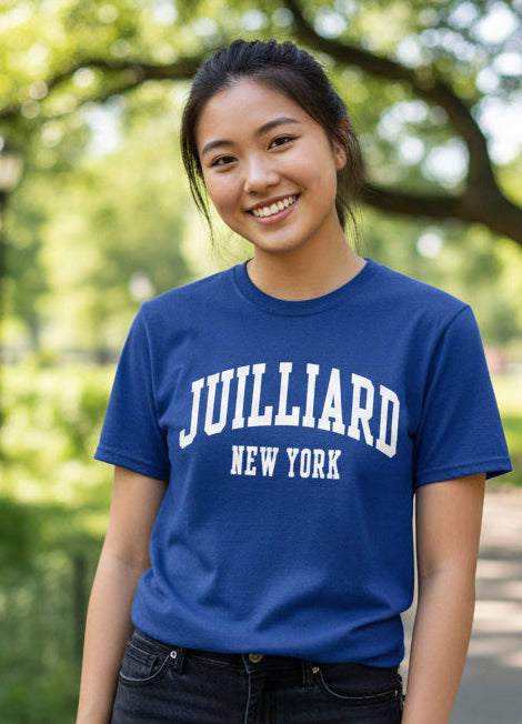 T-Shirt: Juilliard EZ Short-Sleeve Unisex (Blues)