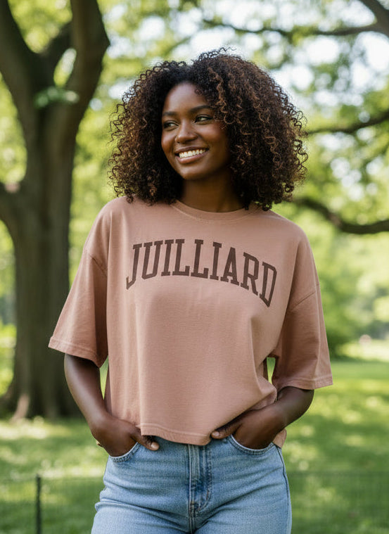 T-Shirt: Crop Midi (Ringspun, washed cotton)