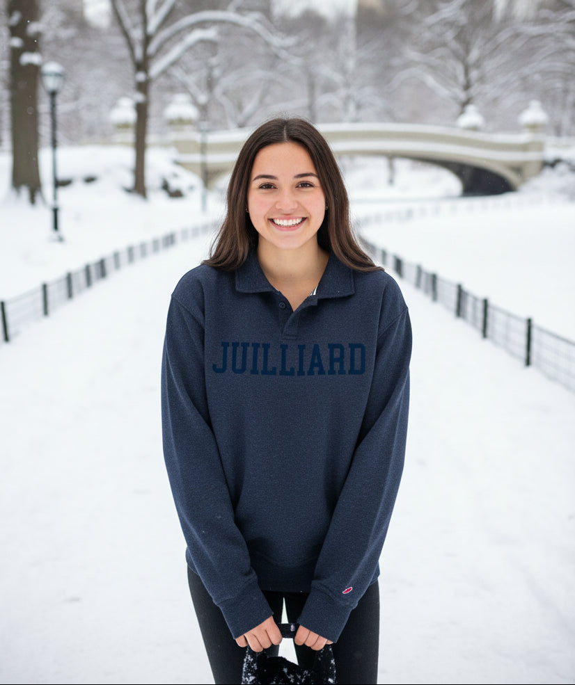 Sweatshirt: Collared Crew (short-waisted, ladies cut)