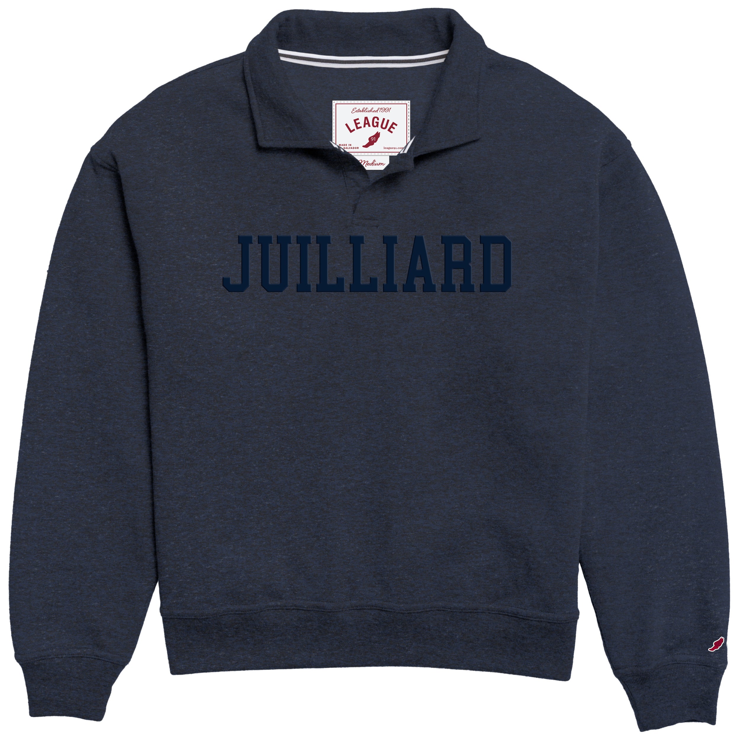 Sweatshirt: Collared Crew (short-waisted, ladies cut)