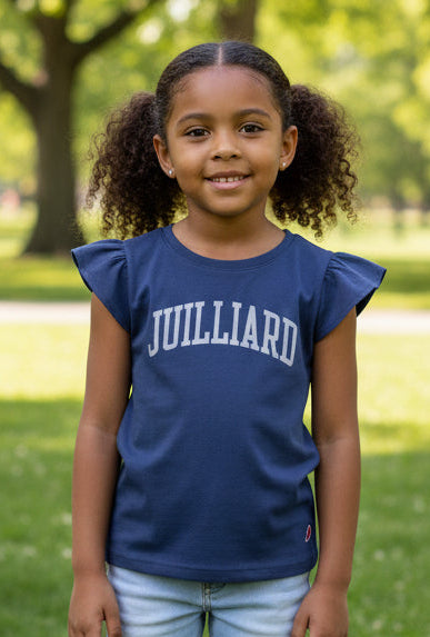 Tank Top: Juilliard YOUTH Flutter with glitter print