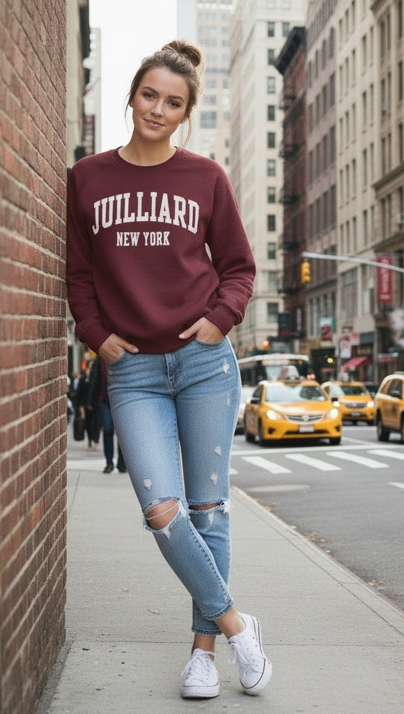 Sweatshirt: Juilliard Essential Crew