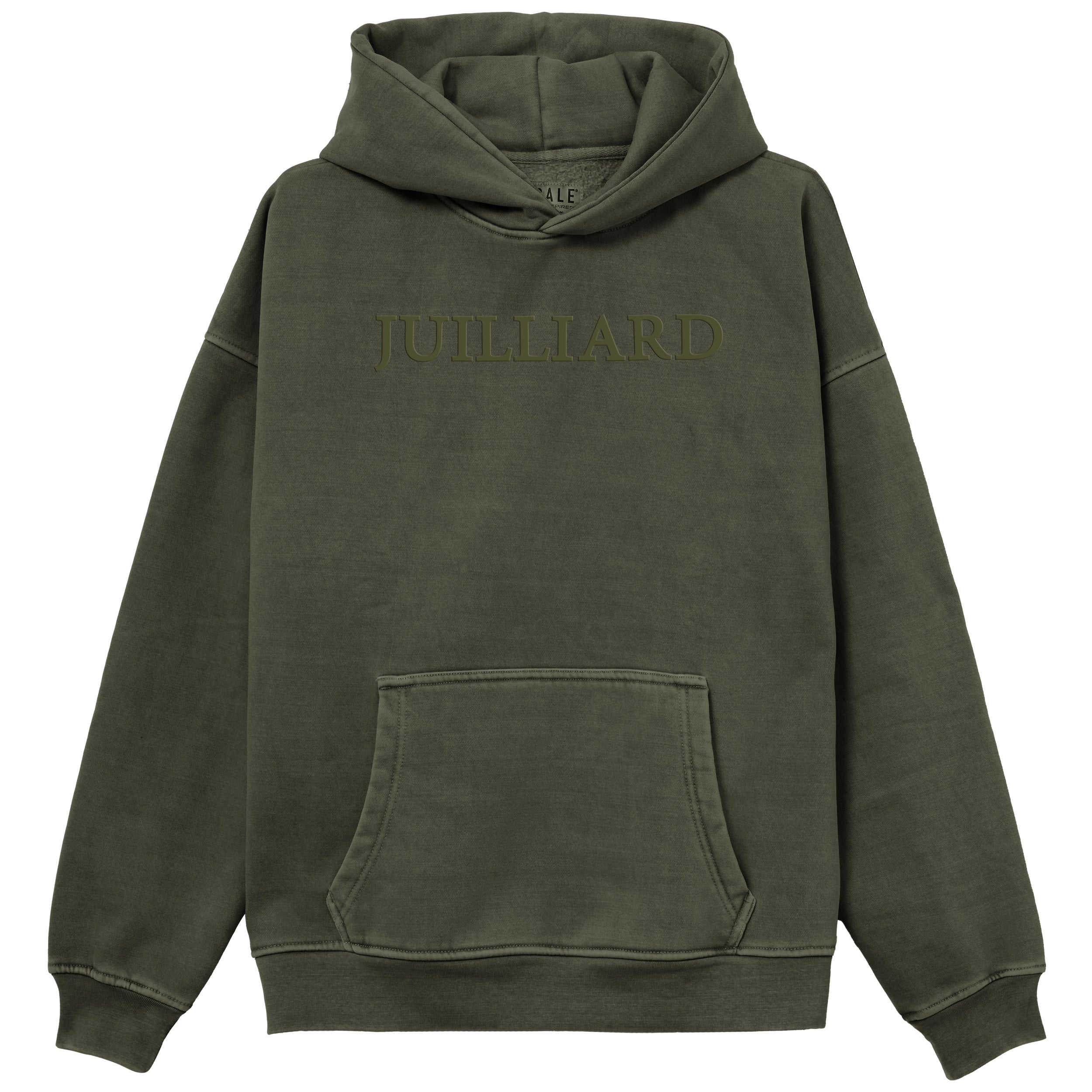 Sweatshirt: Ember Pigment Dyed Oversized Juilliard Hood