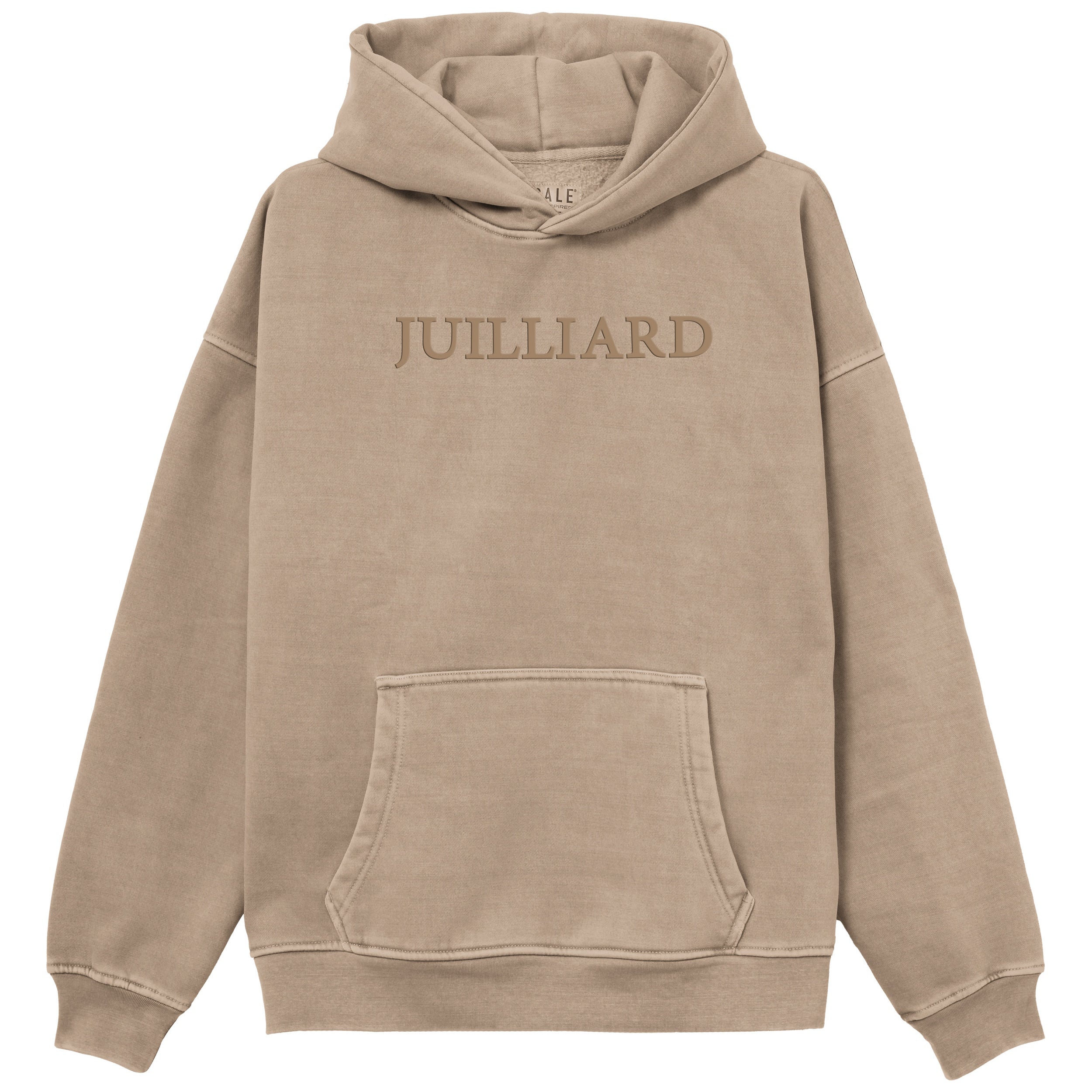Sweatshirt: Ember Pigment Dyed Oversized Juilliard Hood