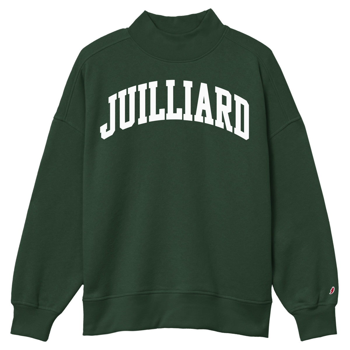 Sweatshirt: Diana Mock-Neck Reverse Fleece