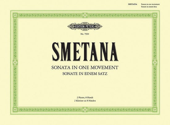 Smetana Sonata in One Movement for Two Pianos, Eight Hands