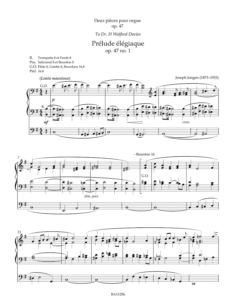 Jongen: Complete Works for Organ and for Harmonium - Volume II