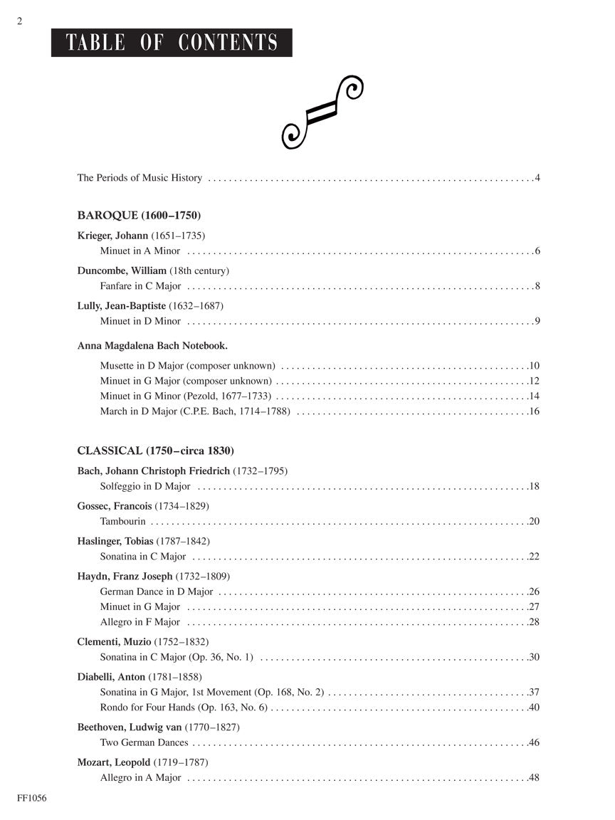 Faber Piano Literature - Book 3 Revised Edition