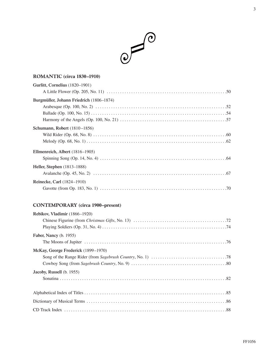 Faber Piano Literature - Book 3 Revised Edition