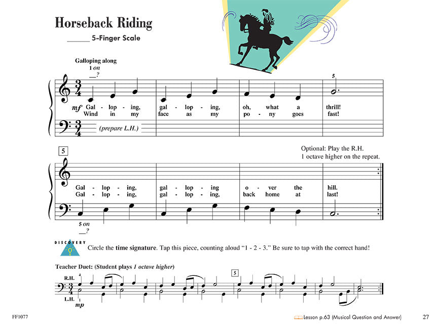 Faber Piano Adventures Performance Book, Primer Level