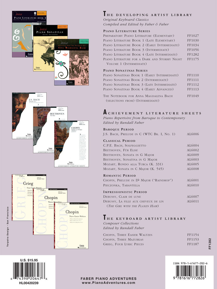 Faber Piano Literature Book 4