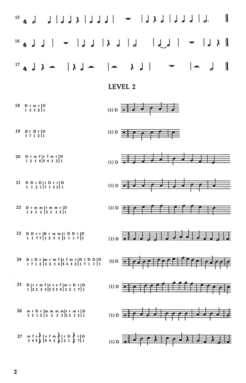 Jenson Sight Singing Course, The (Vol. I)