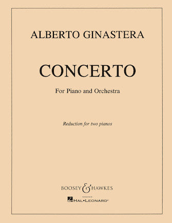 Ginastera: Piano Concerto No. 1, Op. 28 - Reduction for Two Pianos, Four Hands