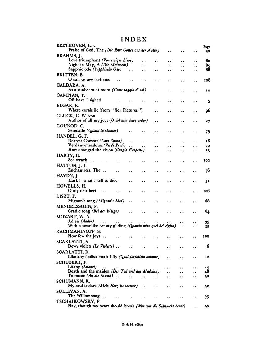 Contralto Songs (New Imperial Edition)