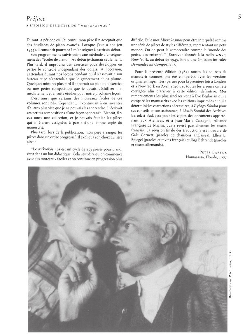 Bartok Mikrokosmos Volume 1 (Pink)