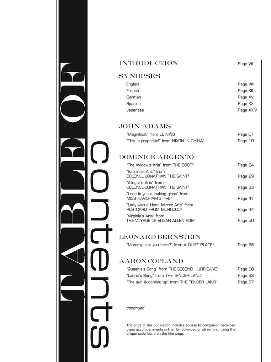 American Arias Soprano