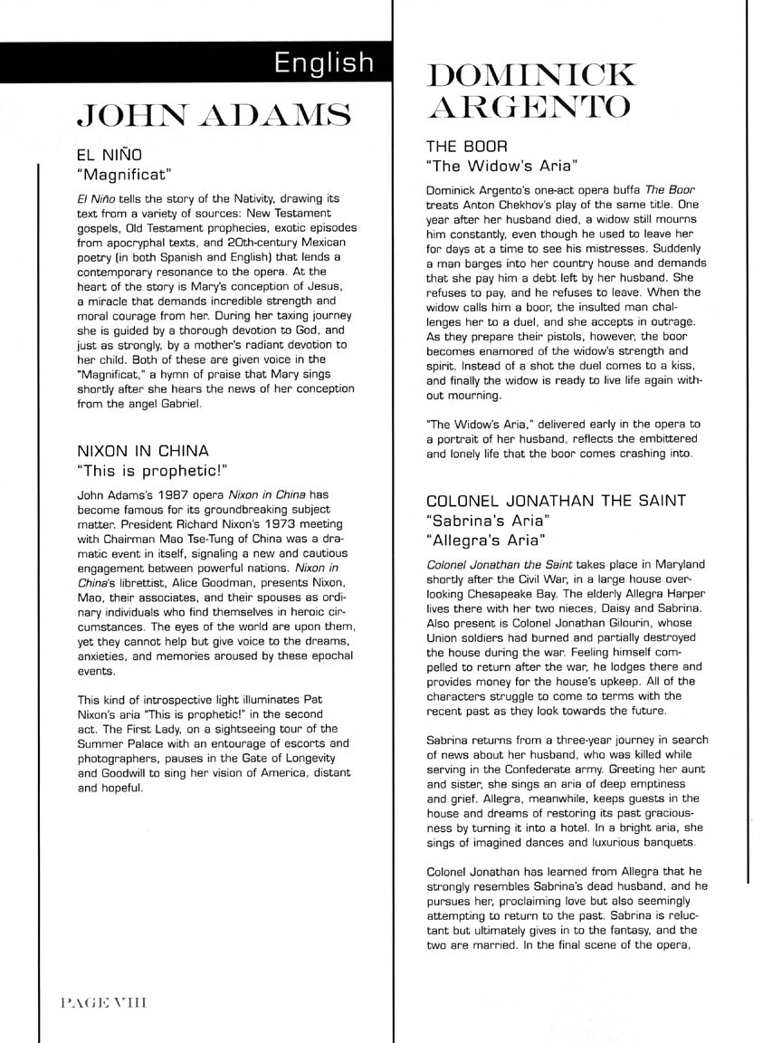 American Arias Soprano