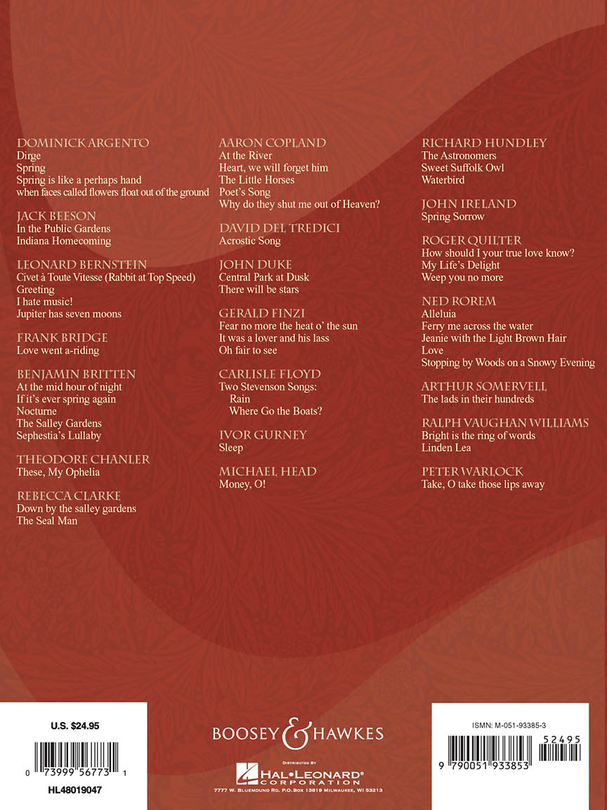 Art Song in English High Voice