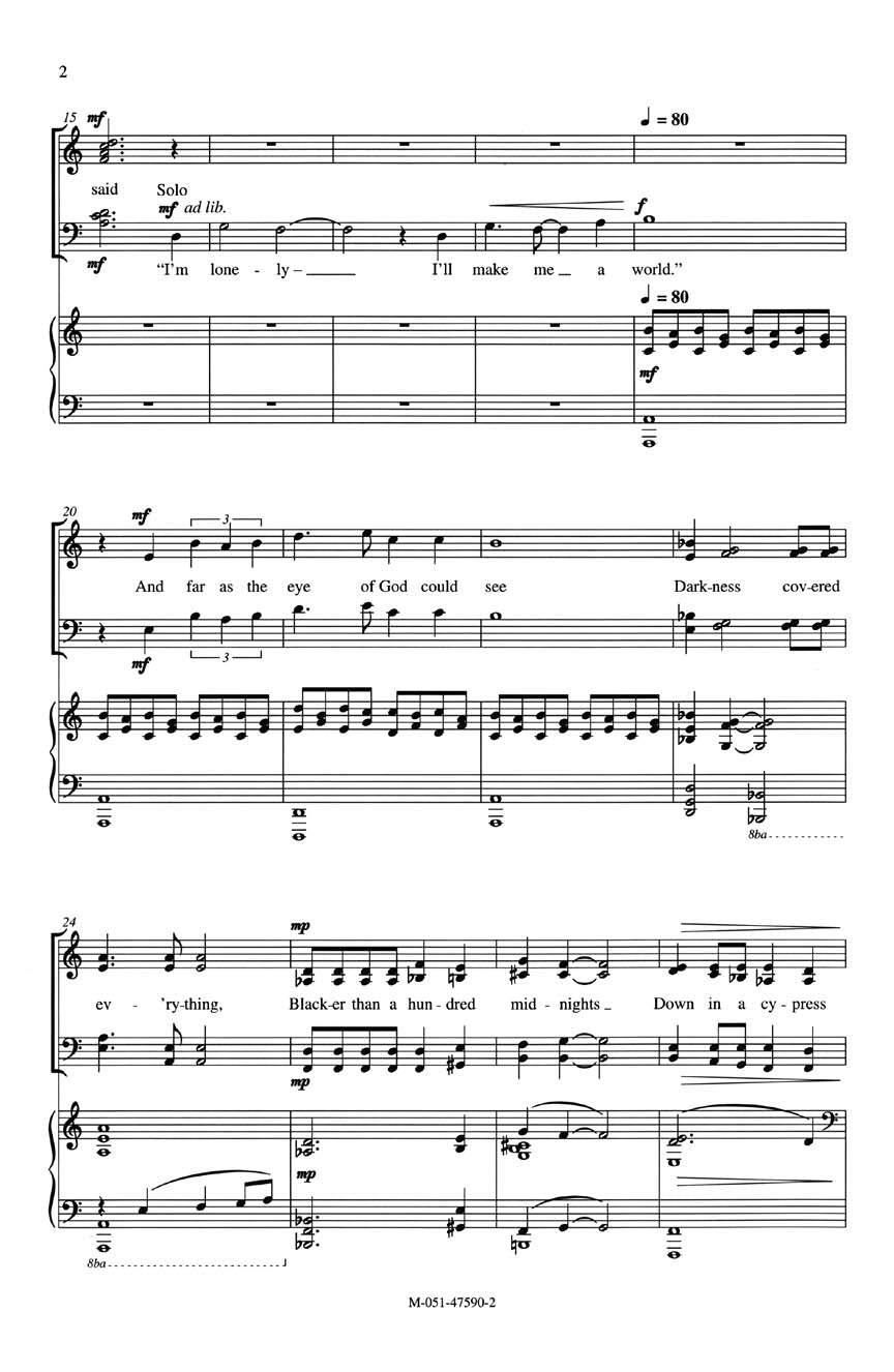 Henderson Make Me a World SATB