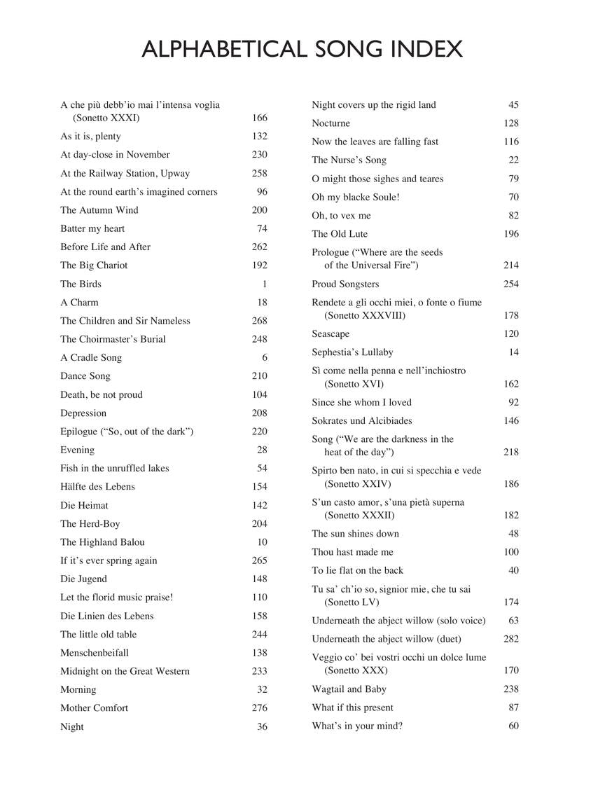 Britten, Benjamin - Collected Songs High