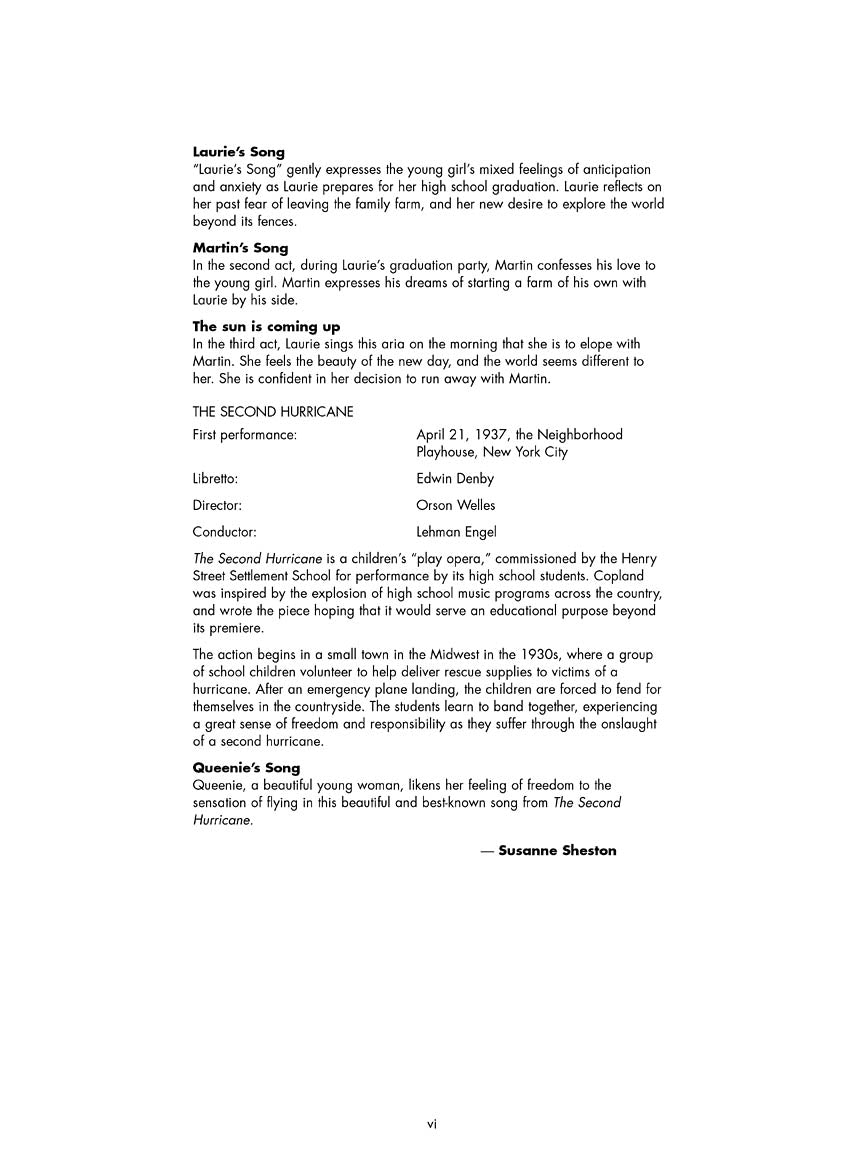 Copland: Art Songs and Arias - High Voice