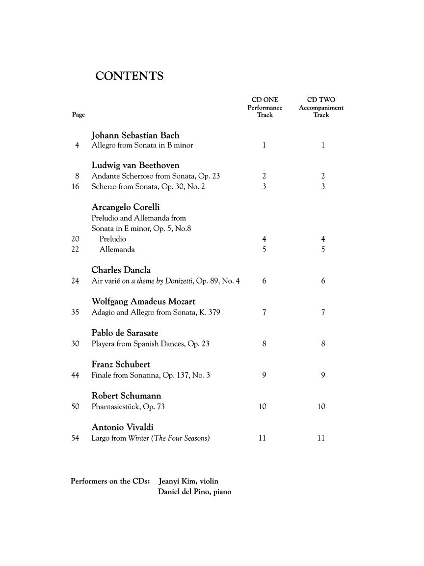 10 Violin Solos from the Masters