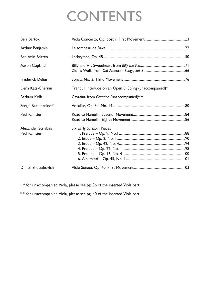 Boosey & Hawkes Viola Anthology, The