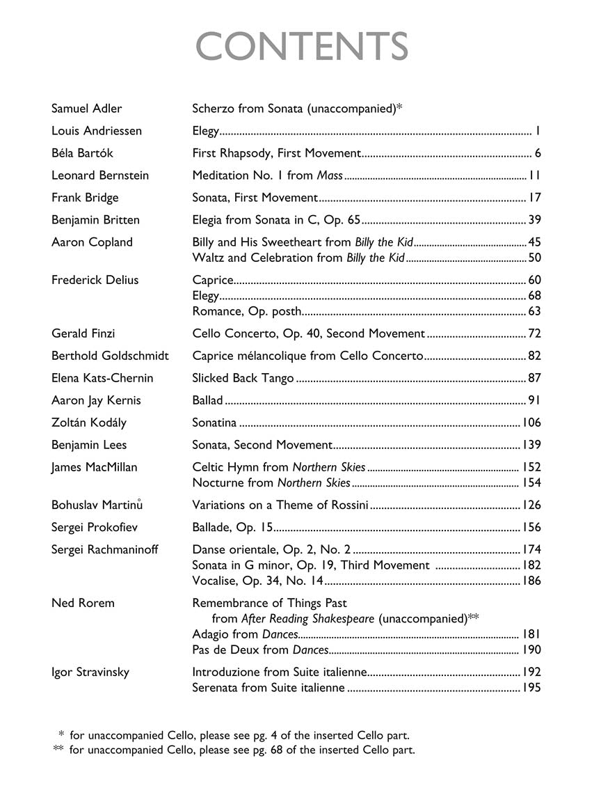 Boosey & Hawkes Cello Anthology, The