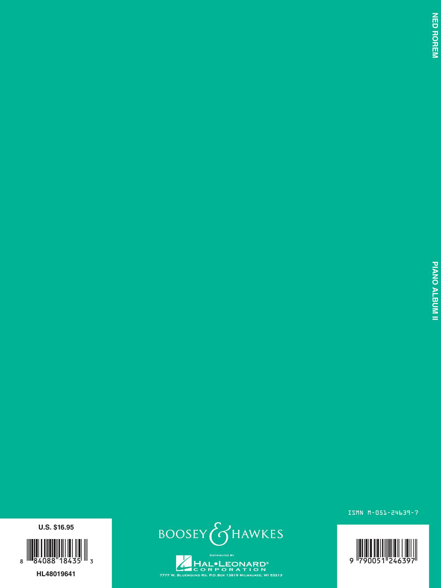 Rorem Piano Album II