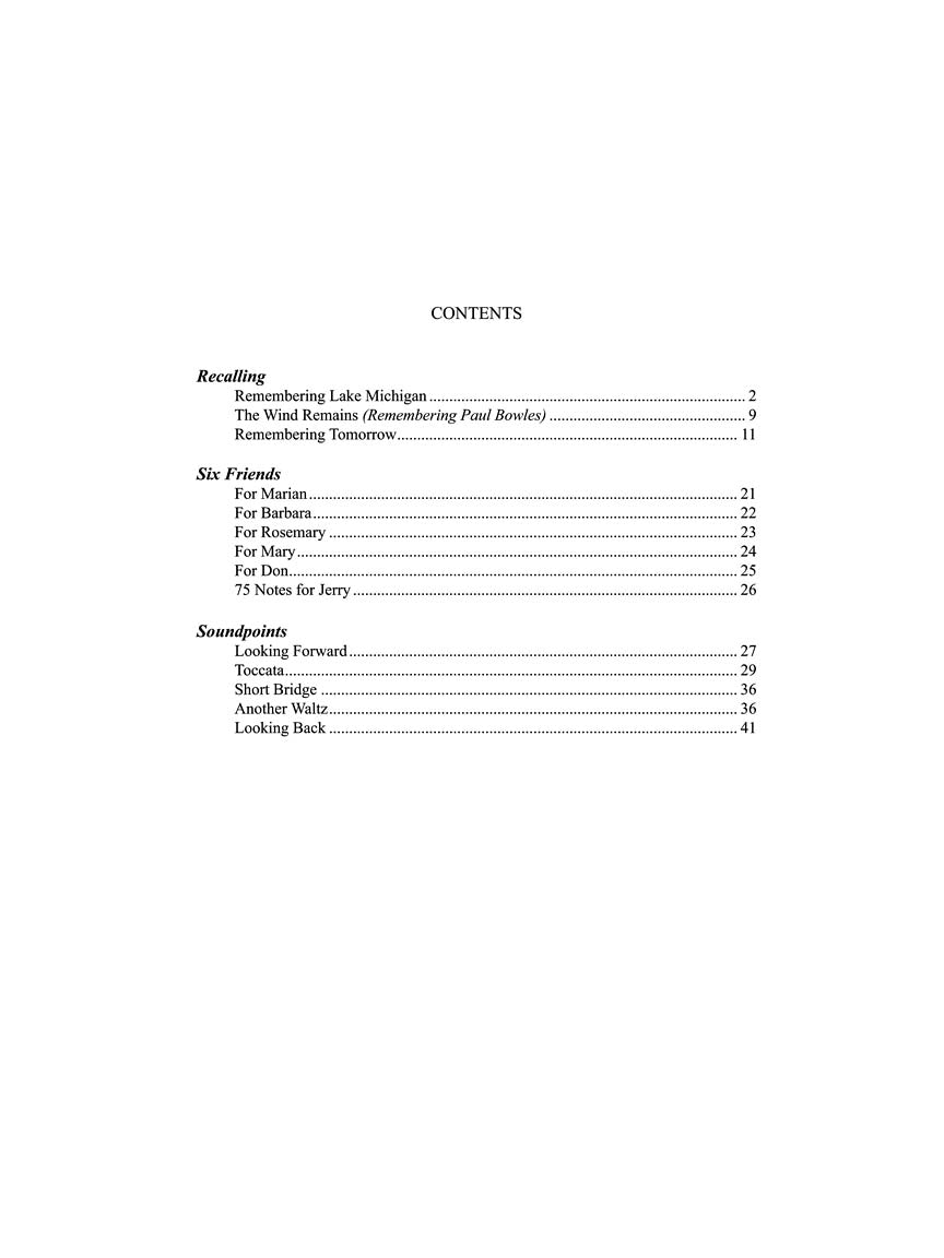 Rorem Piano Album II