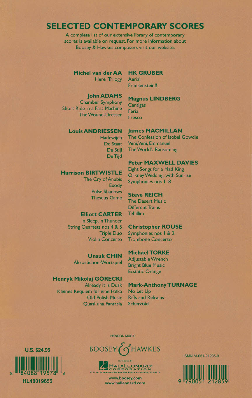 Adams: John's Book Of Alleged Dances (Study Score)