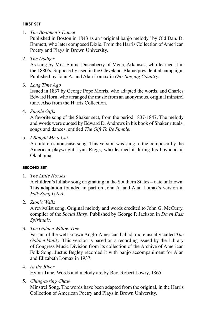 Copland: Old American Songs - Complete