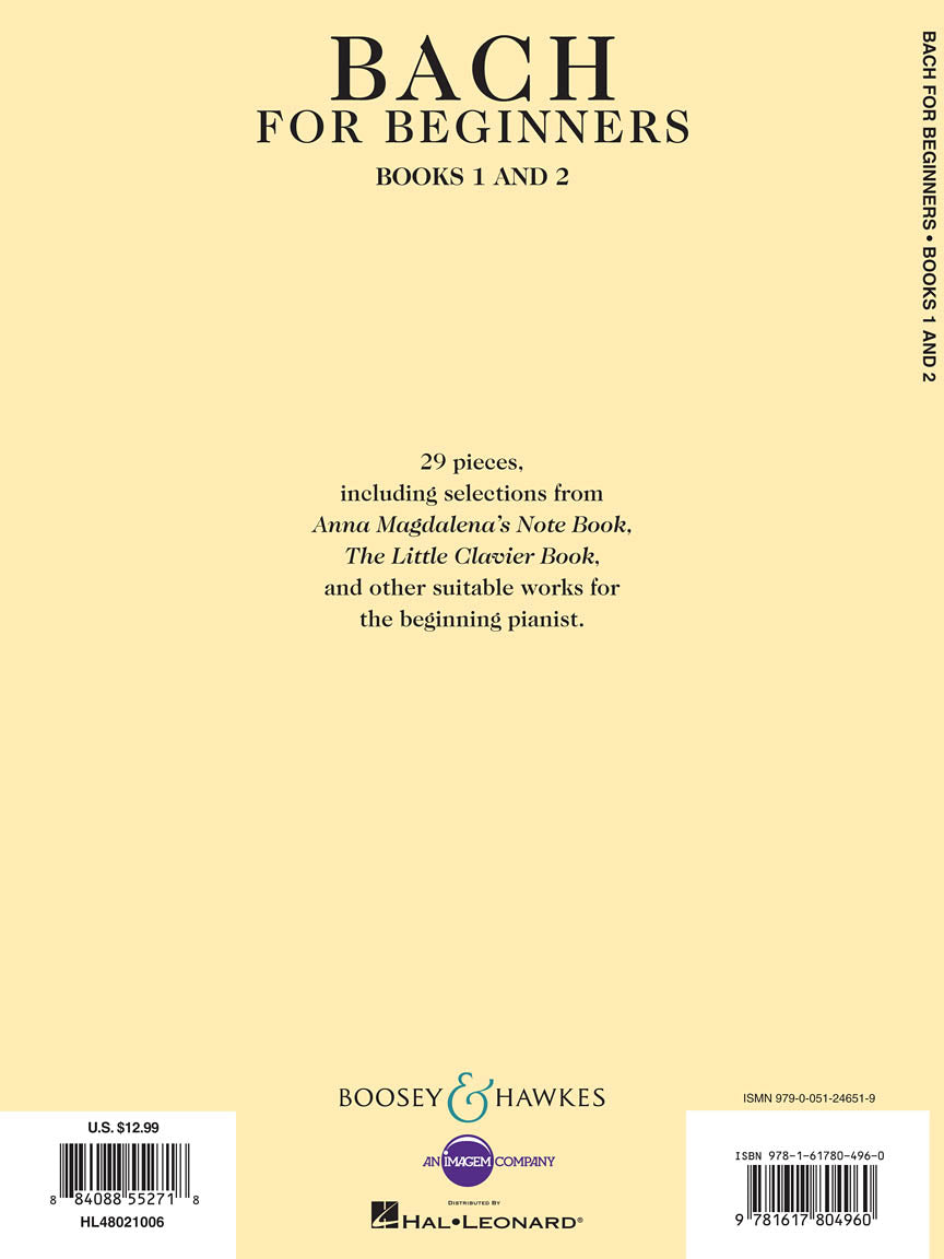 Bach for Beginners - Books 1 and 2