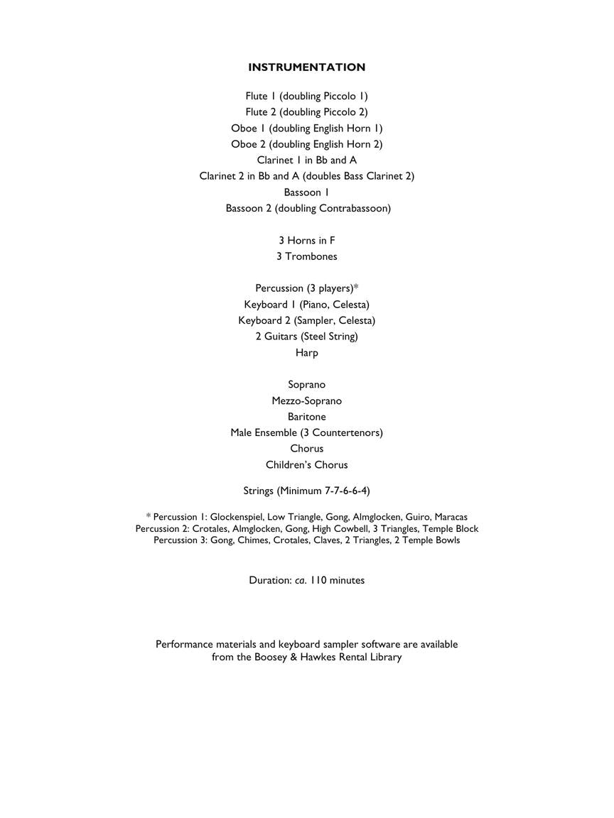 Adams: El Nino - Vocal Score