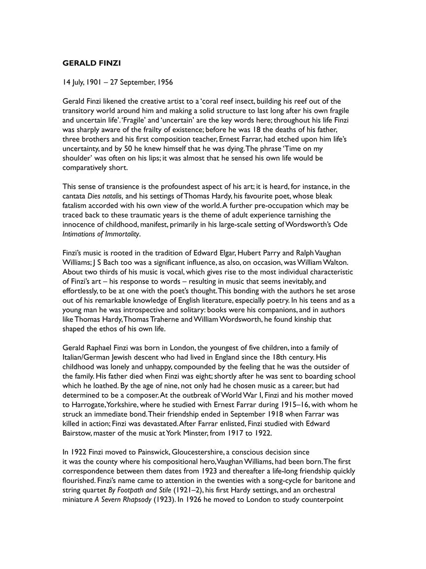 Finzi 5 Bagatelles, Op. 23