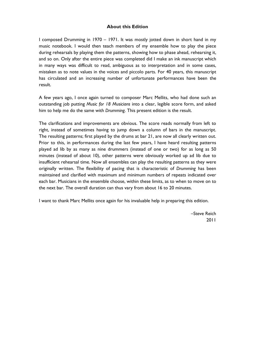 Drumming Part One - Four Pairs of Tuned Bongos