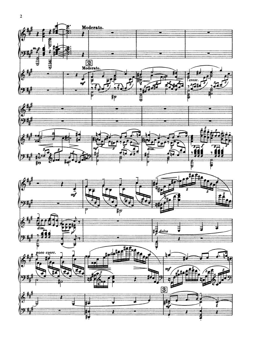 Rachmaninoff Complete Piano Concertos 1-4 2 Pianos, 4 Hands