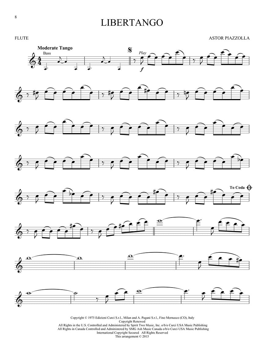 Piazzolla Tangos - Instrumental Play-Along