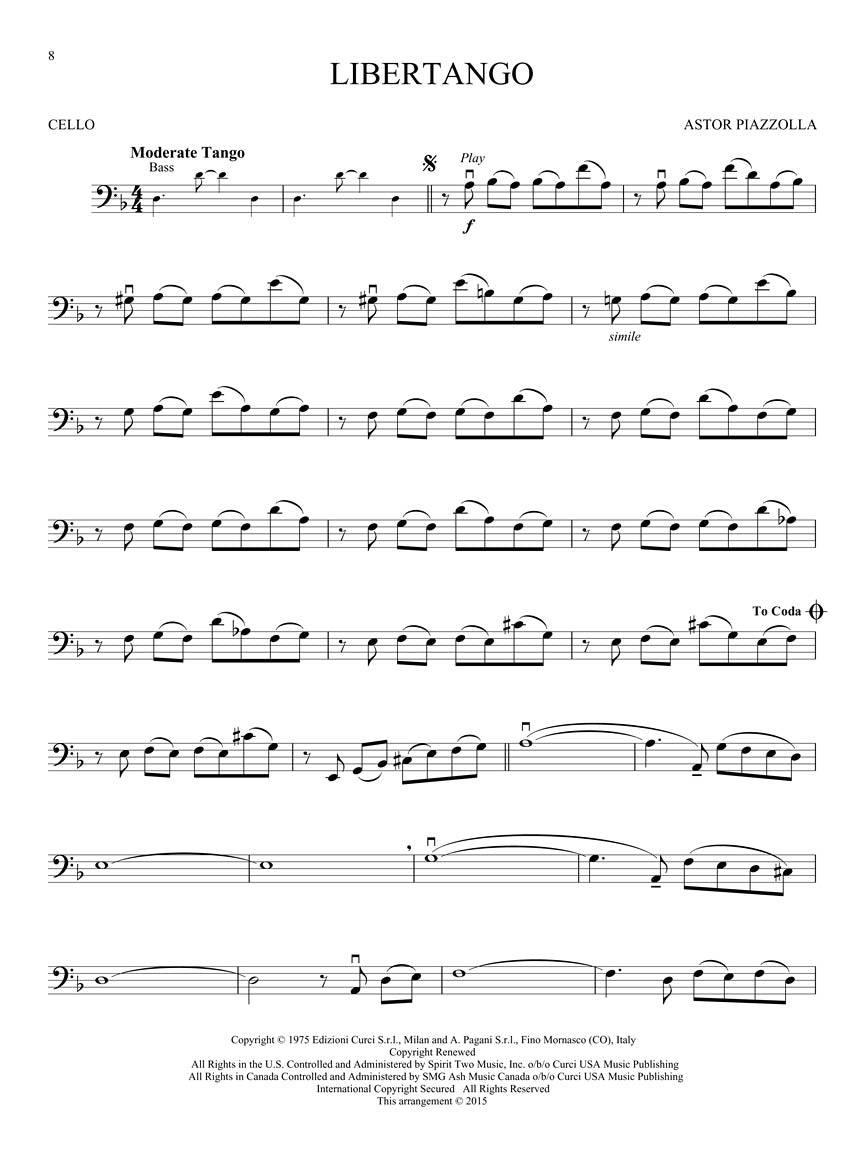 Piazzolla Tangos - Instrumental Play-Along