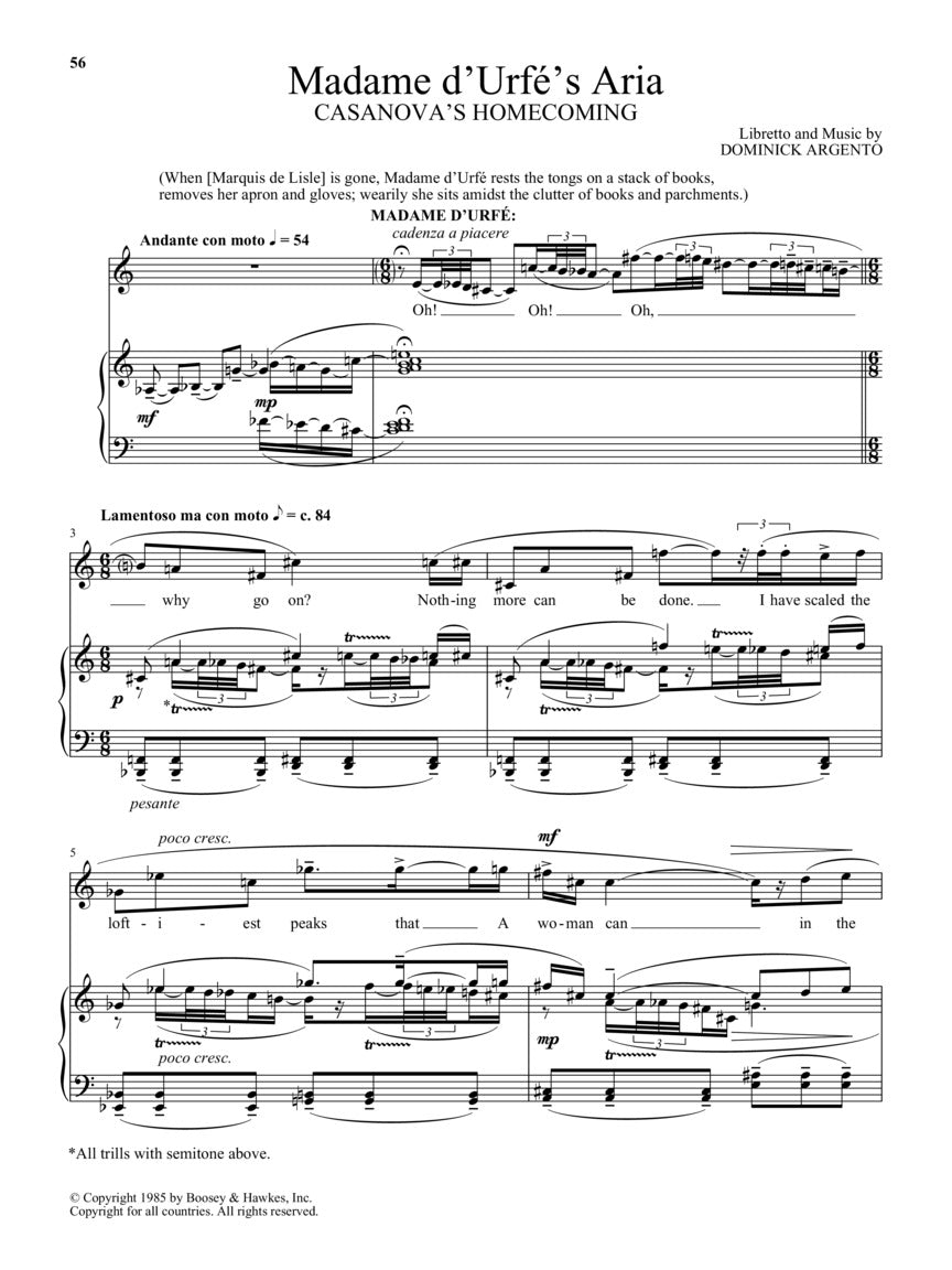 Boosey & Hawkes Opera Anthology - Mezzo-Soprano