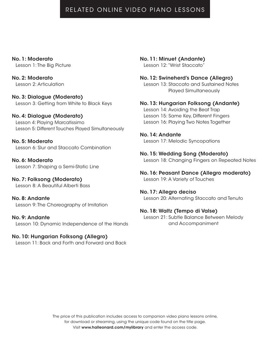 Bartók - First Term at the Piano