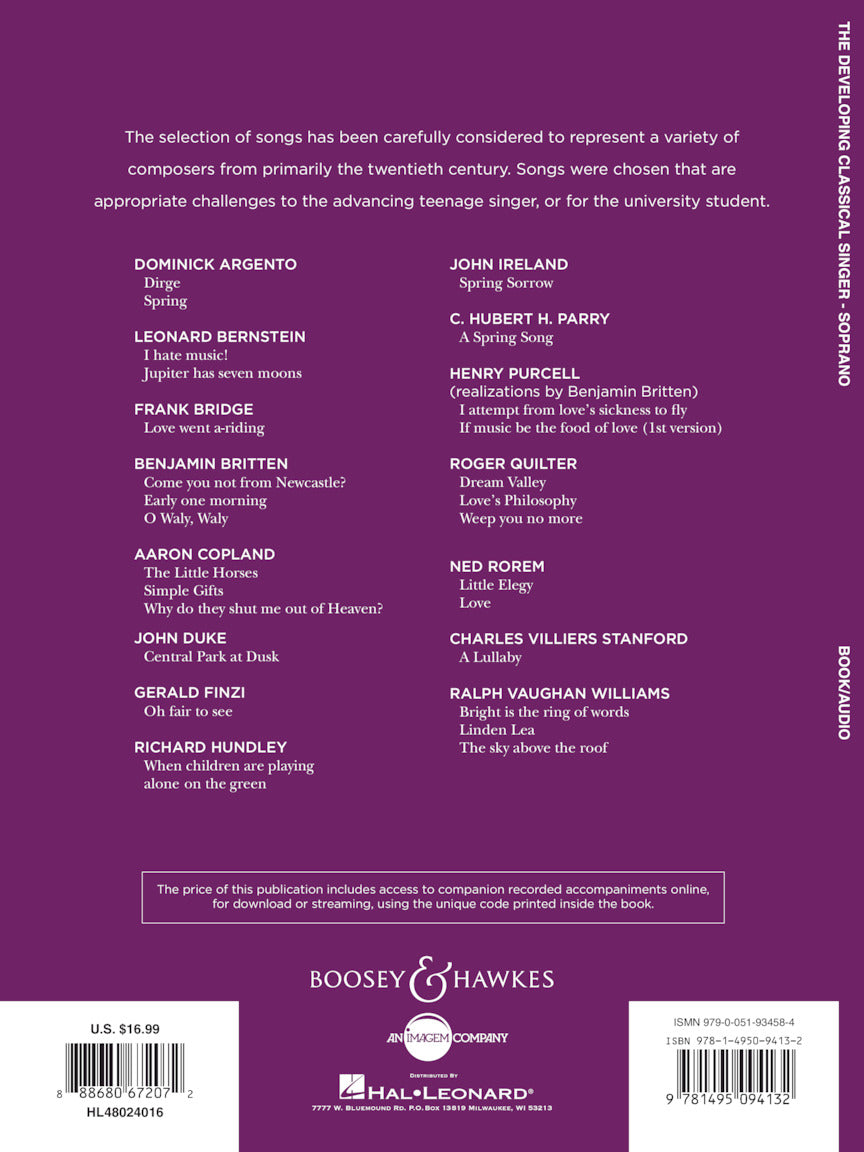 Developing Classical Singer - Soprano