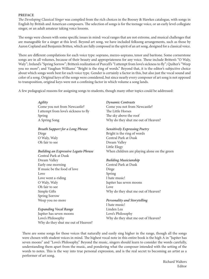 Developing Classical Singer - Soprano