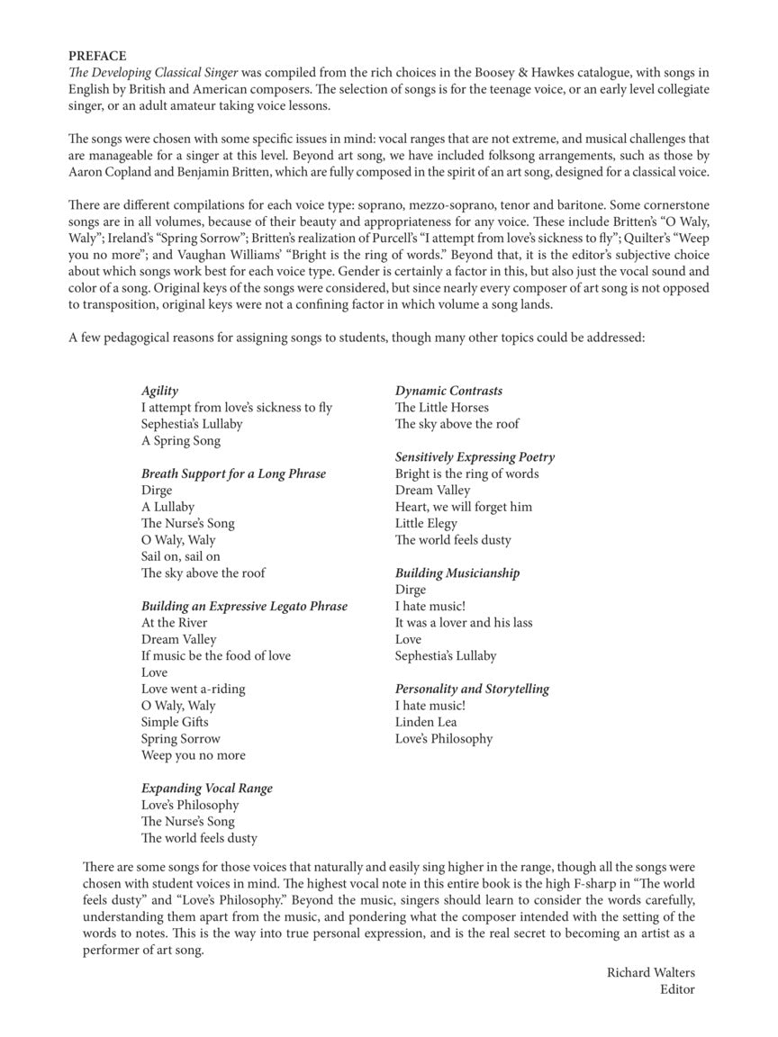 Developing Classical Singer - Mezzo-soprano