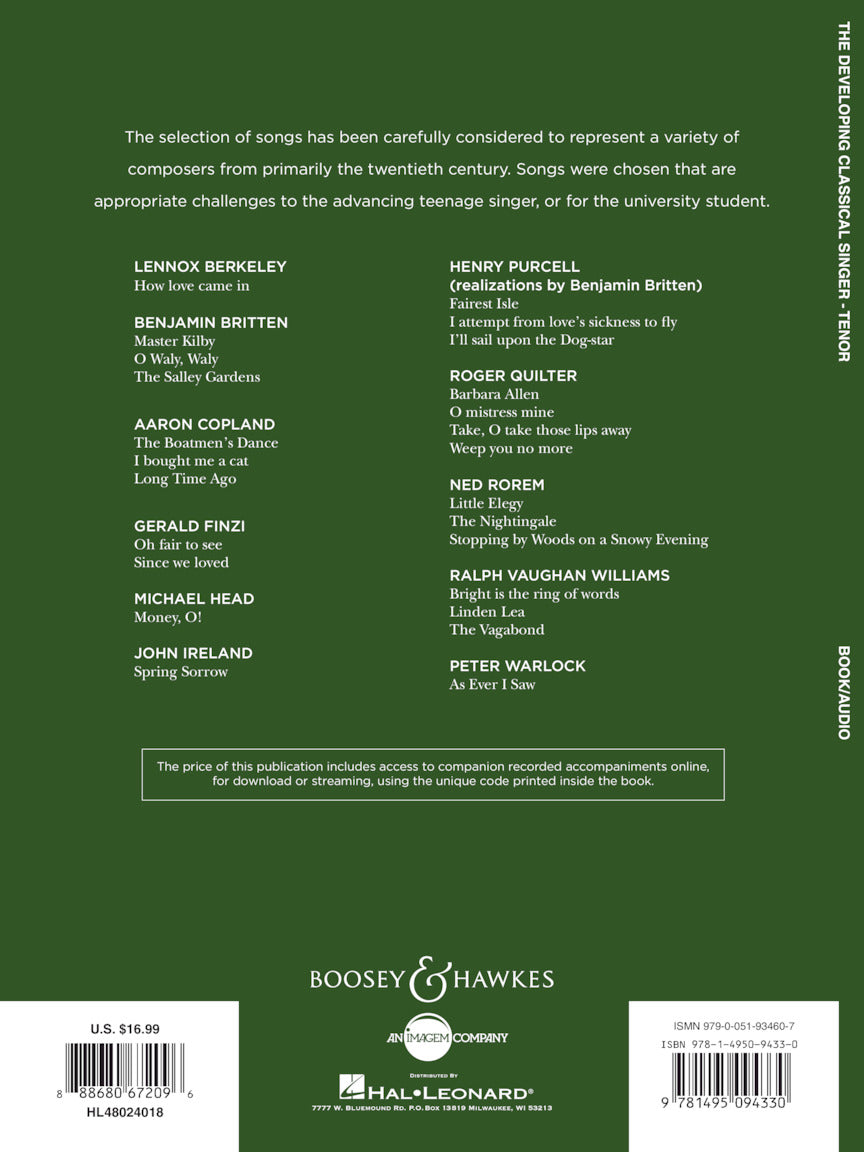 Developing Classical Singer - Tenor