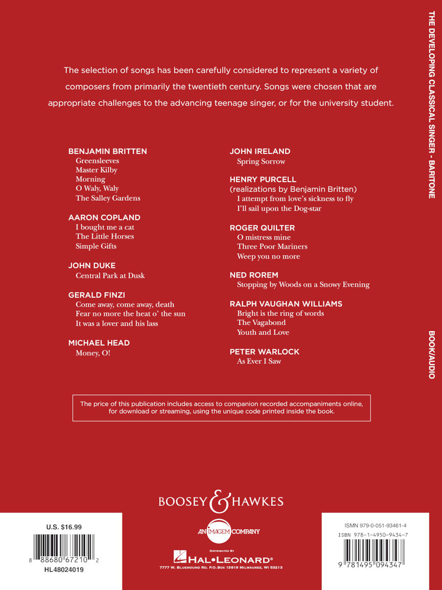 Developing Classical Singer - Baritone